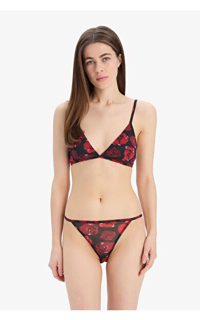 DeFacto Fall in Love Yılbaşı Temalı Tül Slip Külot