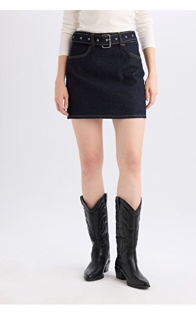 DeFacto Fashion Fit Jean Mini Etek