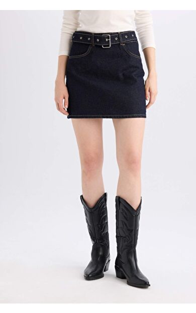 Fashion Fit Jean Mini Etek