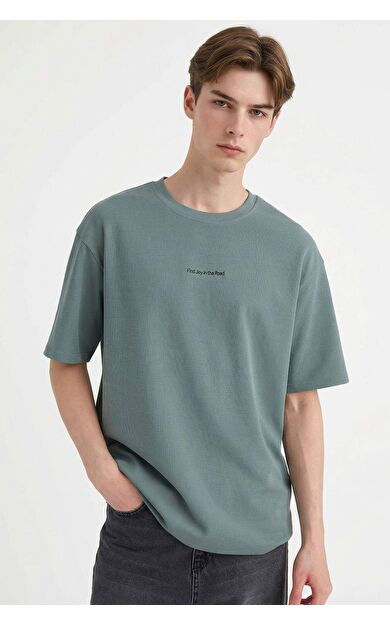 Boxy Fıt Baskılı Tişört