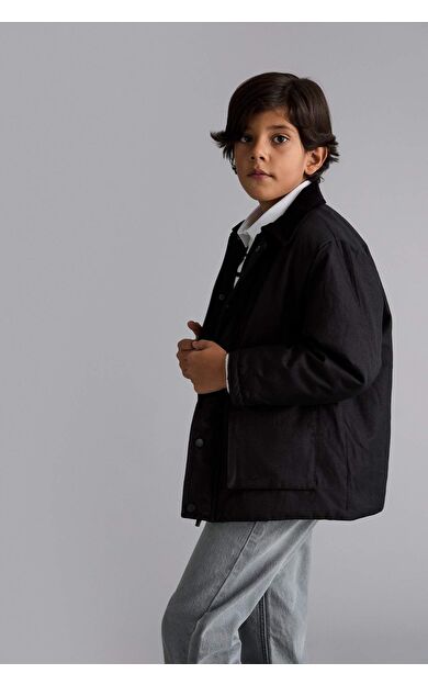 Erkek Çocuk Polo Yaka Mont