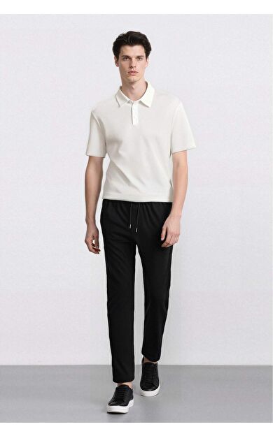 DeFacto Jogger Pantolon Penye Beli Bağcıklı Cepli D5966AX25SPBK81