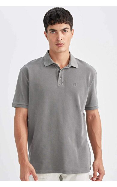 DeFacto New Regular Fit Kısa Kollu Pike Polo Tişört D5992AX24SMGR160