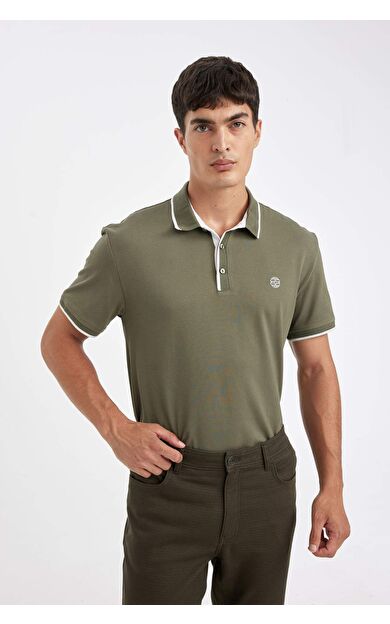 DeFacto New Regular Fit Kısa Kollu Pike Polo Tişört D5993AX24SMKH202