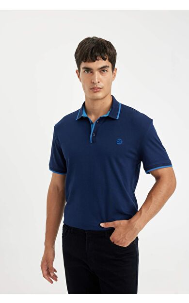 DeFacto New Regular Fit Kısa Kollu Pike Polo Tişört D5993AX24SMNV241