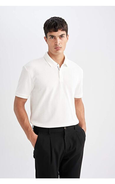 DeFacto New Regular Fit Kısa Kollu Polo Tişört D5996AX24SMWT32
