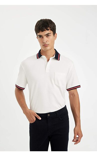 DeFacto New Regular Fit Kısa Kollu Polo Tişört D5998AX24SMWT32