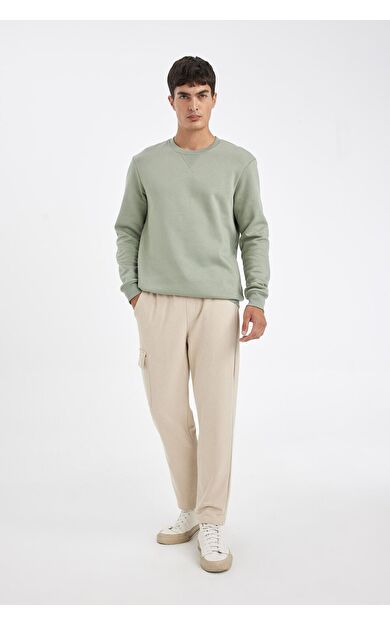 DeFacto Slim Fit Düz Paça Eşofman Altı D6090AX24AUBG737