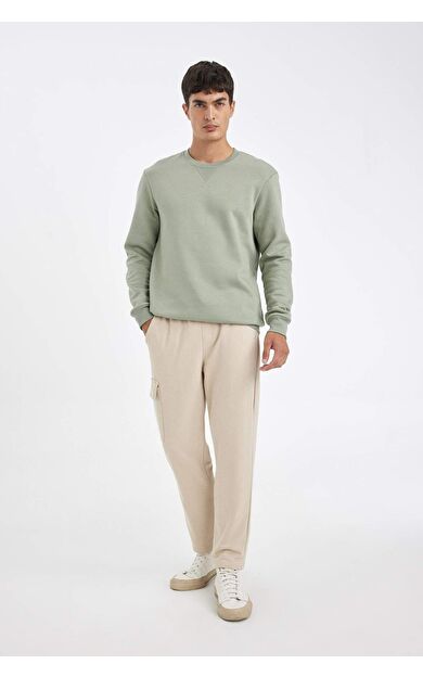 DeFacto Slim Fit Düz Paça Eşofman Altı D6090AX24AUBG737