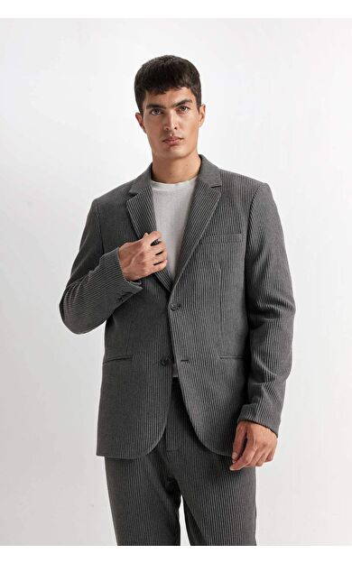 DeFacto Regular Fit Ceket Yaka Blazer Ceket