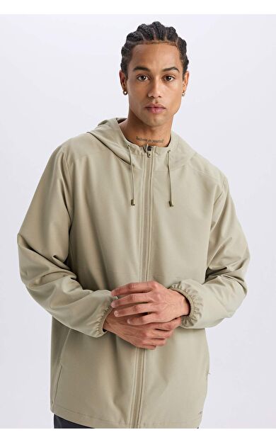 DeFactoFit Regular Fit Kapüşonlu File Astarlı Fermuarlı Mont D6179AX25SPKH513