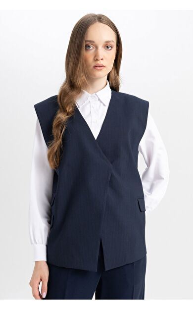 DeFacto V Yaka Blazer Yelek