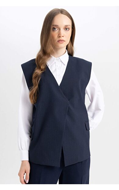 DeFacto V Yaka Blazer Yelek