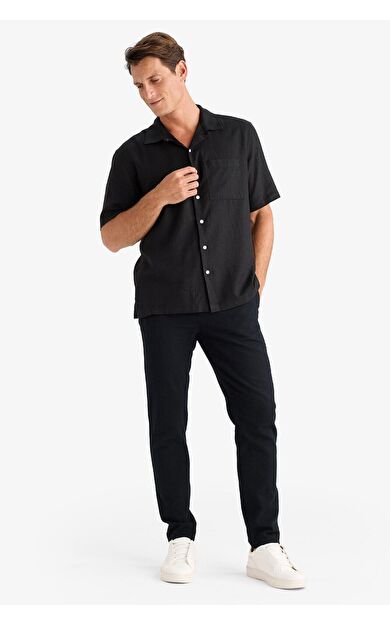 DeFacto Regular Fit Jogger Pantolon Dokuma Cepli