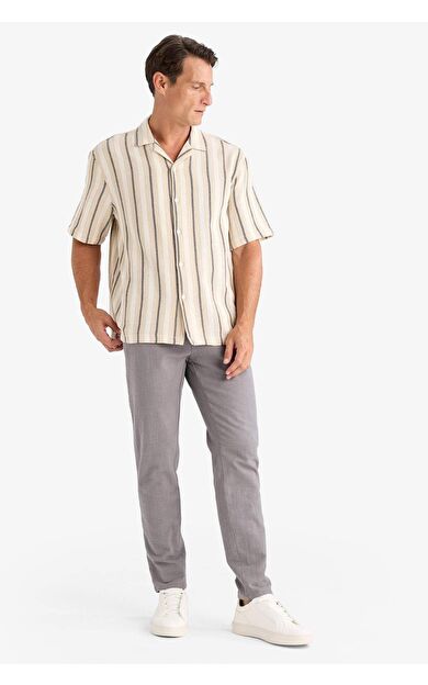 DeFacto Regular Fit Dokuma Pantolon