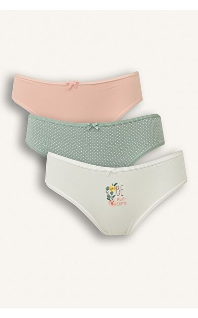 DeFacto 3'lü Brief Fall in Love D6395AX25AUGN1109