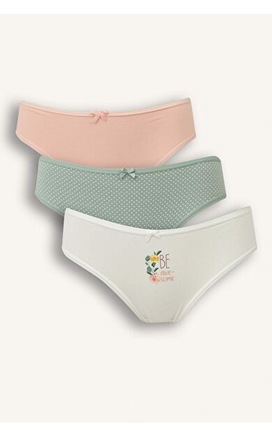 3'lü Brief Fall in Love D6395AX25AUGN1109