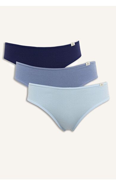 DeFacto Ribana 3'lü Brief Külot-Fall in Love D6404AX25AUBE572