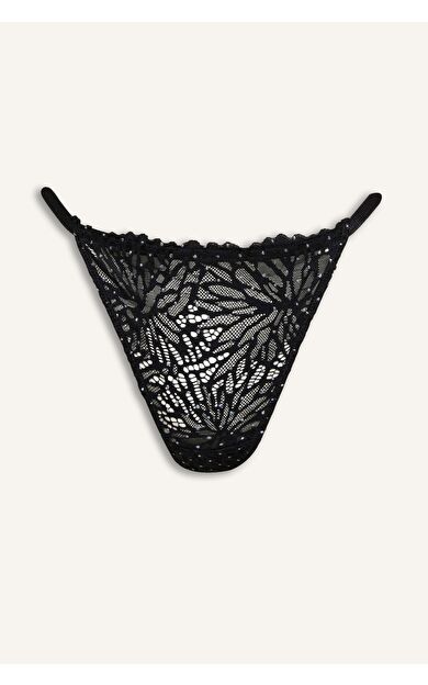 DeFacto Fall in Love Yılbaşı Temalı Dantelli Slip Külot