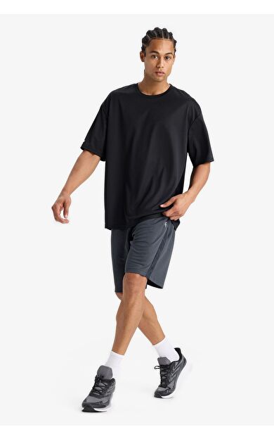 DeFacto DeFactoFit Standart Fit Sporcu Kısa Paça Şort