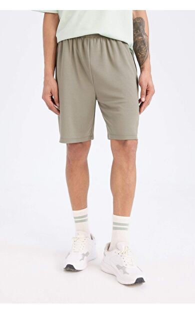 DeFactoFit Standart Fit Sporcu Kısa Paça Şort