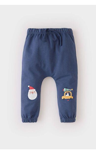DeFacto Erkek Bebek Yılbaşı Temalı Beli Lastikli Eşofman Altı