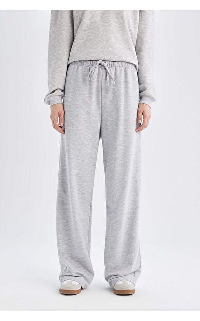 Straight Fit Uzun Boy Geniş Paça Eşofman Altı