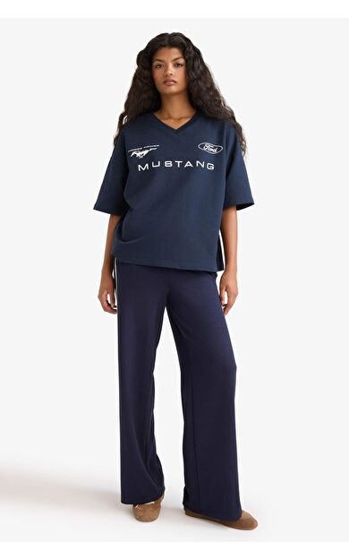 Straight Fit Cepli Düz Paça Eşofman Altı