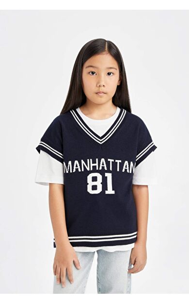 DeFacto Kız Çocuk Süveter D6761A8NSNV243