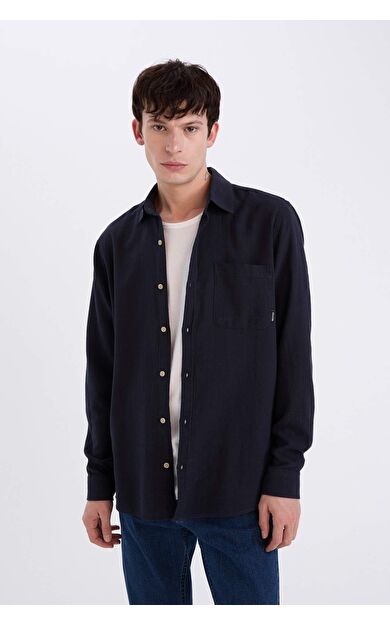 DeFacto Regular Fit Pamuklu Uzun Kollu Gömlek D7079AX25SPNV82