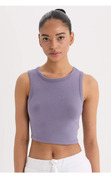 DeFactoFit Standart Fit Bisiklet Yaka Modal Sporcu Atlet D7122AX25SPPR505