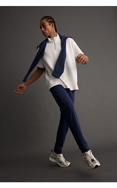DeFacto DeFactoFit Slim Fit Dar Kesim Standart Paça Sporcu Jogger Eşofman Altı D7240AX25AUNV207