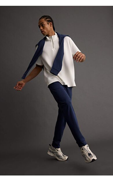 DeFactoFit Slim Fit Dar Kesim Standart Paça Sporcu Jogger Eşofman Altı D7240AX25AUNV207
