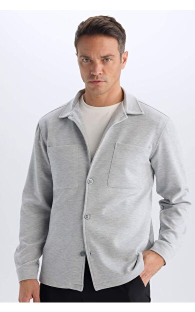 Regular Fit Polo Yaka Penye Gömlek