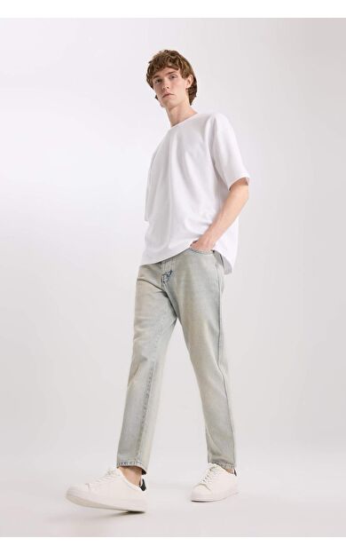 DeFacto 90's Slim Fit Dar Paça Pamuklu Jean Pantolon