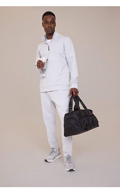 DeFactoFit Standart Fit Standart Paça Skuba Dalgıç Kumaş Sporcu Jogger D7308AX25SPGR91