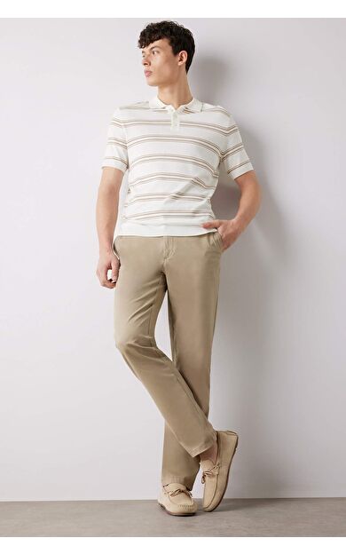 Düz Paça Chino Kanvas Pantolon D7349AX25SPBG129