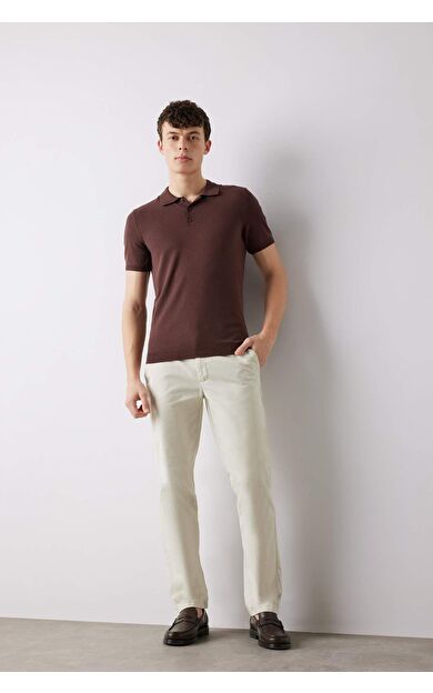 DeFacto Düz Paça Chino Kanvas Pantolon D7349AX25SPBG779