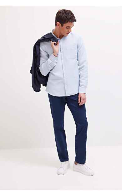 DeFacto Düz Paça Chino Kanvas Pantolon D7349AX25SPNV256