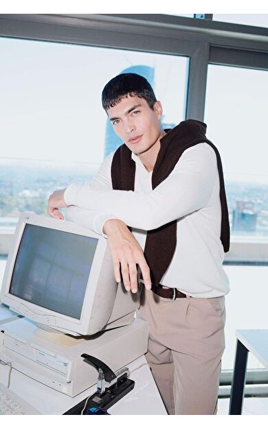 DeFacto Regular Fit Polo Yaka Sweatshirt D7448AX25SPER235