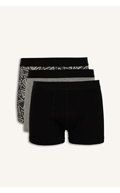 DeFacto Regular Fıt Baskılı 3'lü Boxer