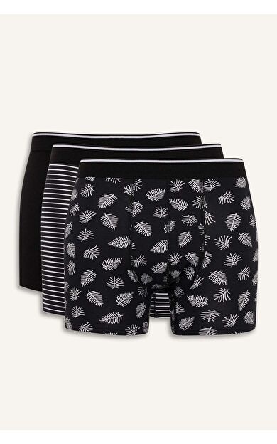 Regular Fit Çizgili 3'lü Boxer