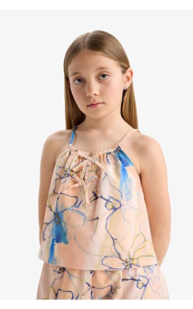 Kız Çocuk Kısa Kollu Bluz