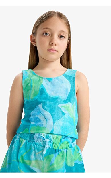 Kız Çocuk Kısa Kollu Bluz