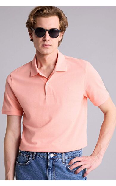 DeFacto Slım Fıt Polo Yaka Kısa Kollu Polo Tişört