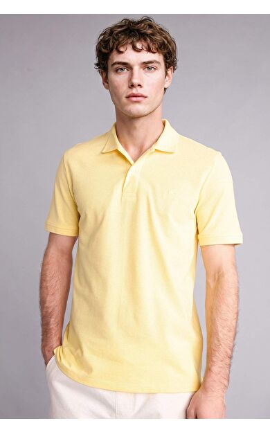 DeFacto Slım Fıt Polo Yaka Kısa Kollu Polo Tişört