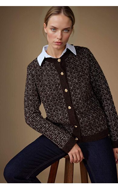 Regular Fit Bisiklet Yaka Hırka