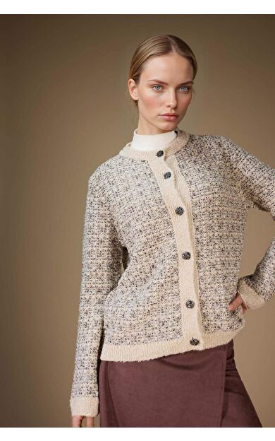 Regular Fit Bisiklet Yaka Hırka