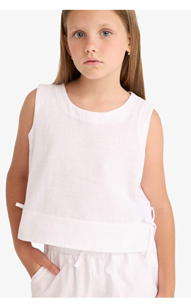 Kız Çocuk Kısa Kollu Bluz