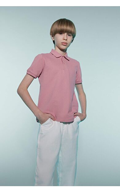 DeFacto Erkek Çocuk Basic Düz Kısa Kollu Polo Tişört D7797A825SMPN111